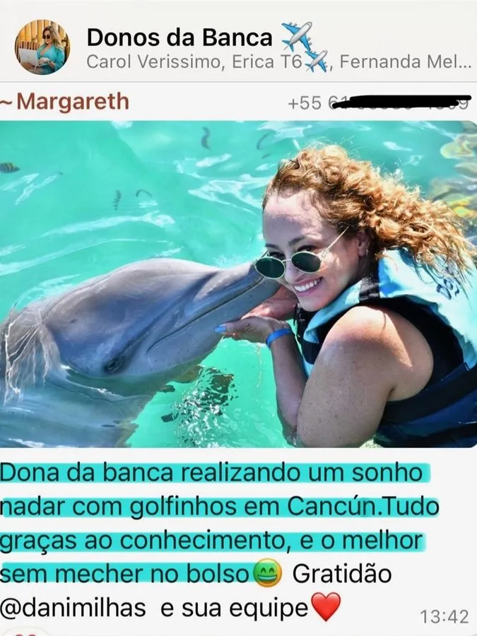 Sonho realizado em viagem