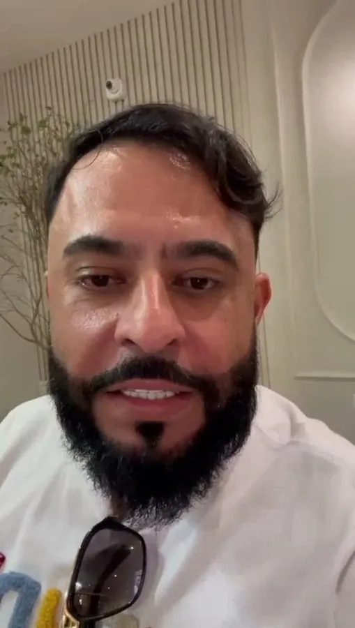 Clesio contando sua historia